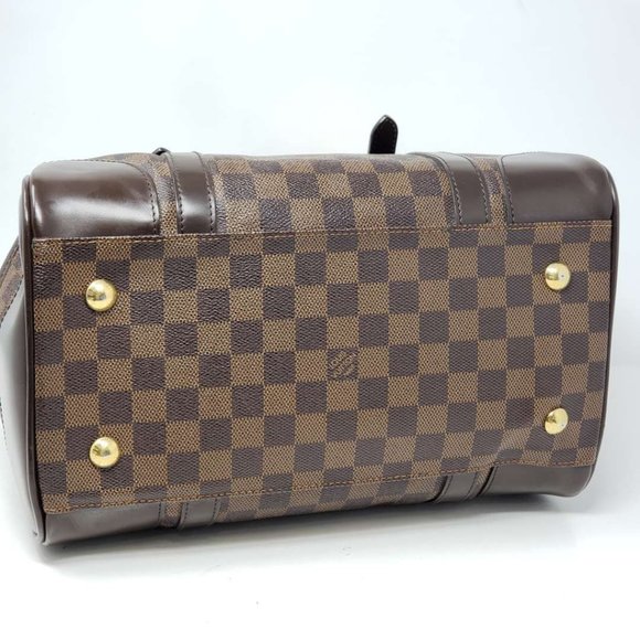 Auth Louis Vuitton Berkeley Damier Ebene BostonBag - Picture 6 of 16